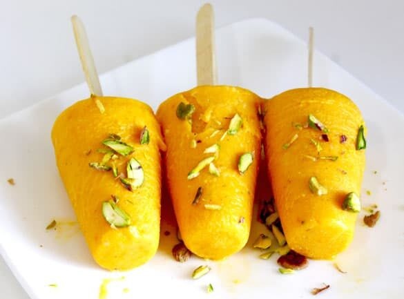 Mango Kulfi — Indian style ice cream